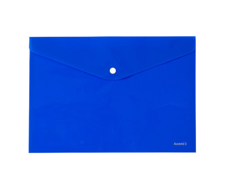 Button folder A4 opaque blue 3465