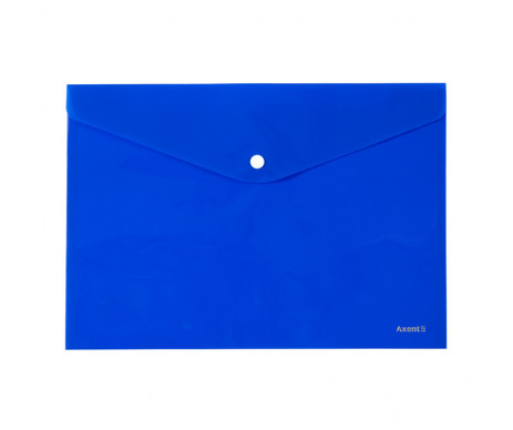 Button folder A4 opaque blue 3465