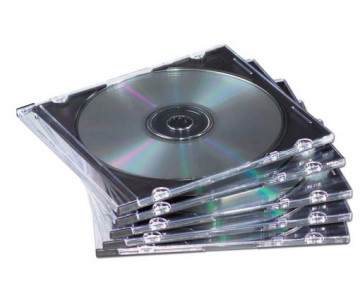 Box for CD Slimline, metallic