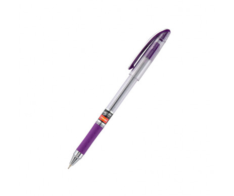 Ручка кулькова Maxflow фіолетова 4781