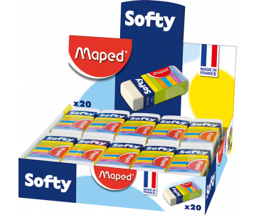 Ластик SOFTY в картонном держателе Maped