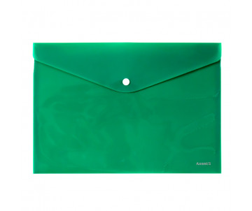 Button folder, A4 green 3467