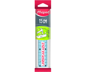 STUDY UNBREAKABLE ruler 15cm MP-245310