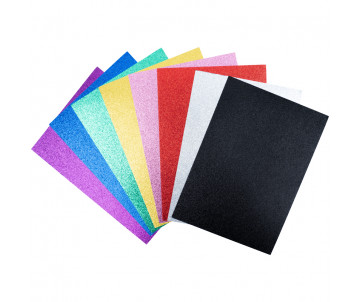 Cardboard with glitter 8 sh A4 Kite 25557