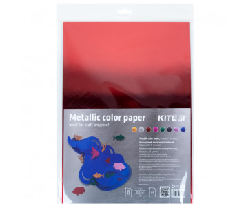 Color metallized paper 8 sheets/8 col A4