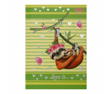 LOVE IS notebook A-6 64 sheets cell 24203