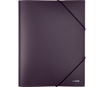 Folder on rubber bands A4 plum 3403