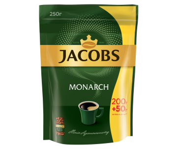 Кофе раствор. Jacobs Monarch, 250г пакет Кофе раствор. Jacobs Monarch, 250г пакет