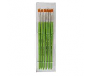 Synthetic brush flat 6