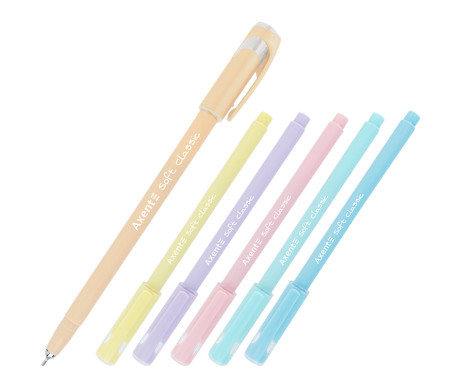 Ручка масляная Soft Pastel синяя 32051