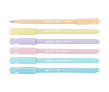 Ручка масляная Soft Pastel синяя 32051