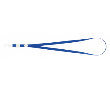 Cord with carabiner, dark blue BM-5425-02