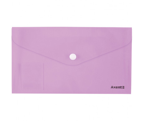 Envelope folder on button DL lilac 3619