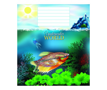 Notebook 18 sheets line 1821.2522 l