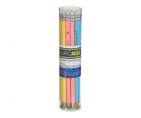 Карандаш PASTEL HB с резинкой BM 8526-20