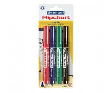 Set of 4 markers Flipchart 8550