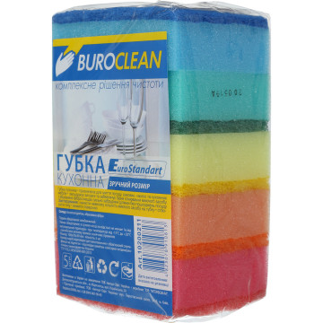 Губки кухонні 5 шт BuroClean 
