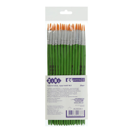 Пензель синтетика круглий 3, SMART,ZB.6943SR-3