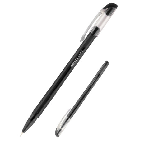 Ручка масляна Glide 0.7 мм чорна 4928,AB1052-01-A