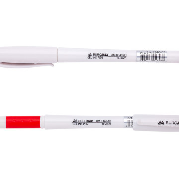 Ручка гелева червона BM-8340-03