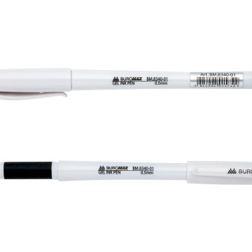 Ручка гелева чорна BM 8340-01