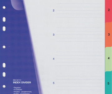 Index-divider d/a register 6 POS BM-3210