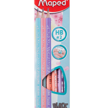 BLACK PEPS HB pencil with eraser MP851730