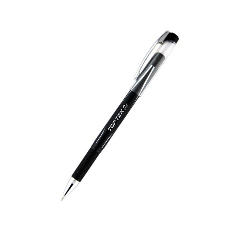 Ручка гелева Top Tek Gel чорна 4634,UX-133-01