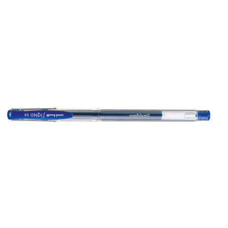 Ручка гелева uni Signo fine 0.7 мм синя,UM-100.(07).Blue