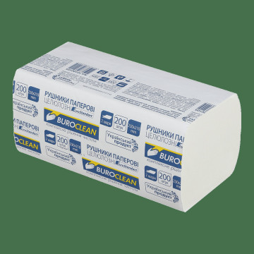 Рушники паперові 200шт,Buroclean 10100105