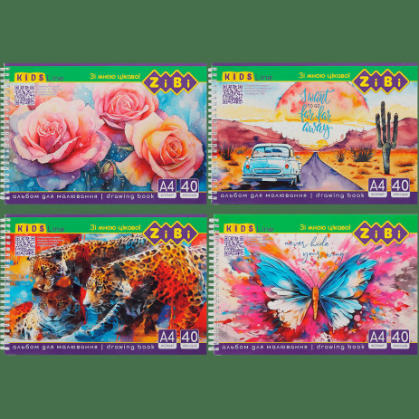 Drawing pad 40 sheets, spring