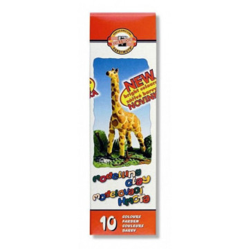 Plasticine Giraffe 10 colors 200g 5882
