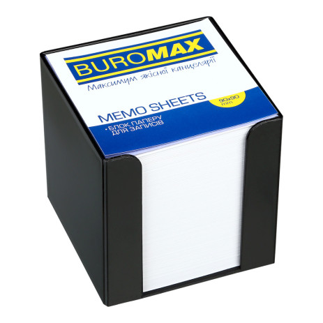 Box with paper 90x90 black BM-2290-01,BM.2290-01