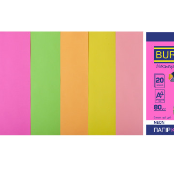 Paper color set A4 20 sheets 3554