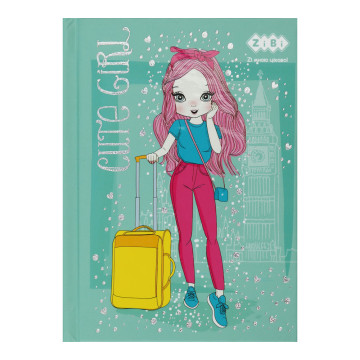 Блокнот CUTE GIRL А-6 64 л, ZB.12715-06