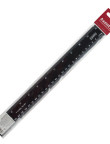Plastic ruler 30 cm black 2028,7630-01-A