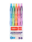 Набір з 5 кулькових автом ручок Aerogrip-3 4869,UX-140-20