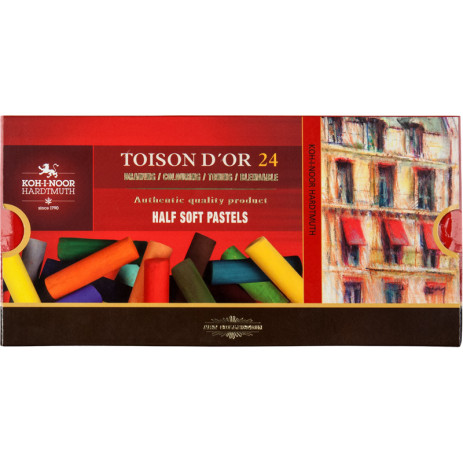 Крейда-пастель TOISON DOR 1/2 24 кол,8544