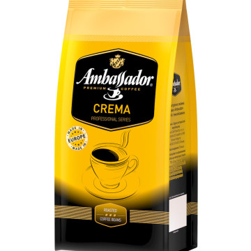 Кава в зернах Ambassador Crema 1кг 9424