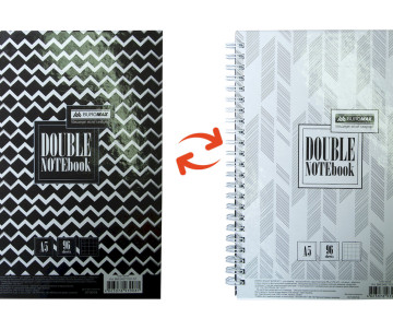 A notebook DOUBLE 24571101-01