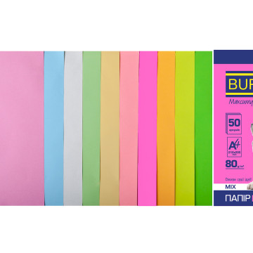 Paper color set 10 color A4 50 sheet