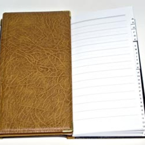 Alphabetical book A5 80 l 110*198 210 05,210  05