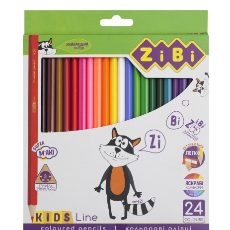 Crayons 24 colors KIDS LINE ZB.2416,ZB.2416