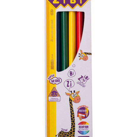 Colored pencils 6 col KIDS LINE ZB.2413,ZB.2413