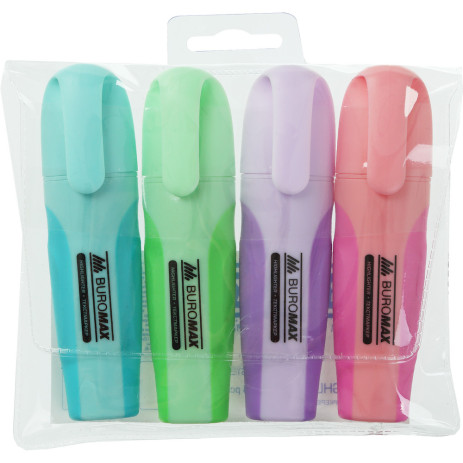 Набір з 4 текстмаркерів Pastel BM 8905-94,BM.8905-94