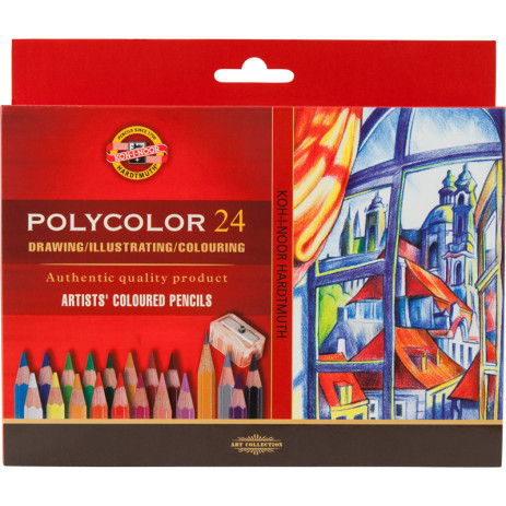 Colored artistic pencils, 24 pcs. 2986,3834