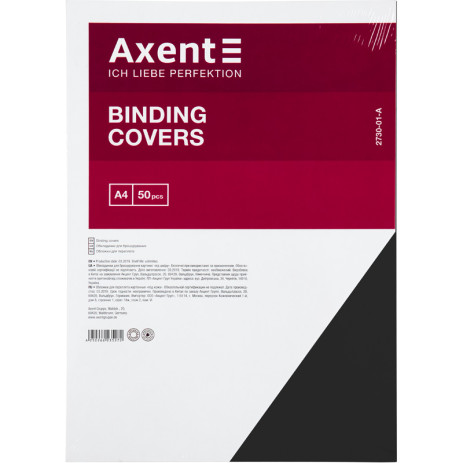 Cover for leather 50 pieces black 2740,2730-01-A