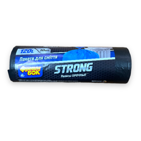 Garbage bags 120 l, 10 pcs. 21501