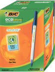 Ручка Round Stic Eco синя зі штрих-кодом,bc948727