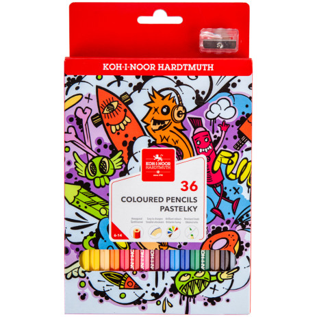 Colored pencils TEENAGE 36 pcs. 3019,3555